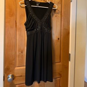 Studded Black Dress
